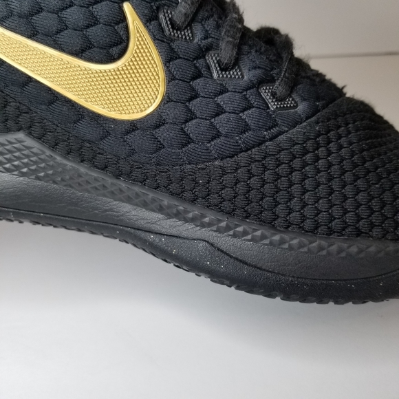 Nike Lebron Witness III Size 8 Black & Gold - Picture 5 of 10